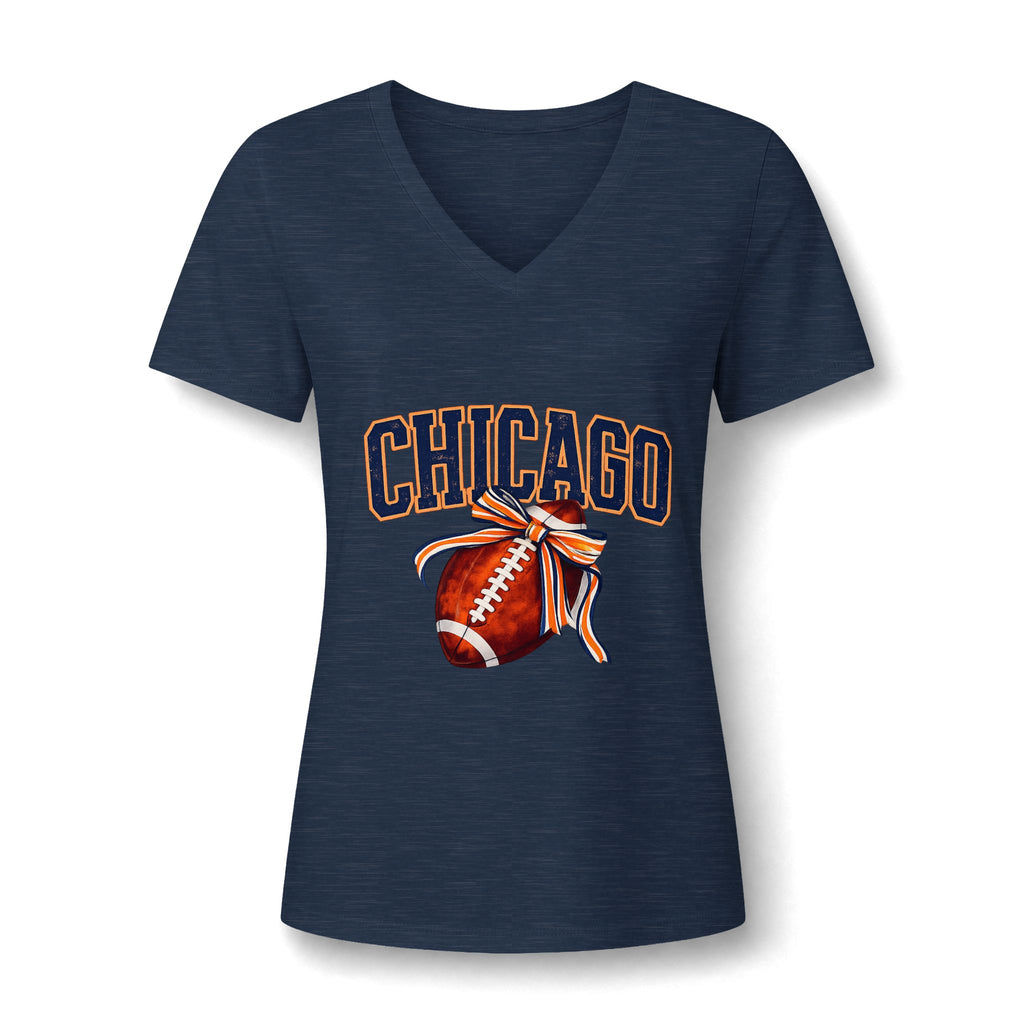 Chicago Football V-Neck Tee