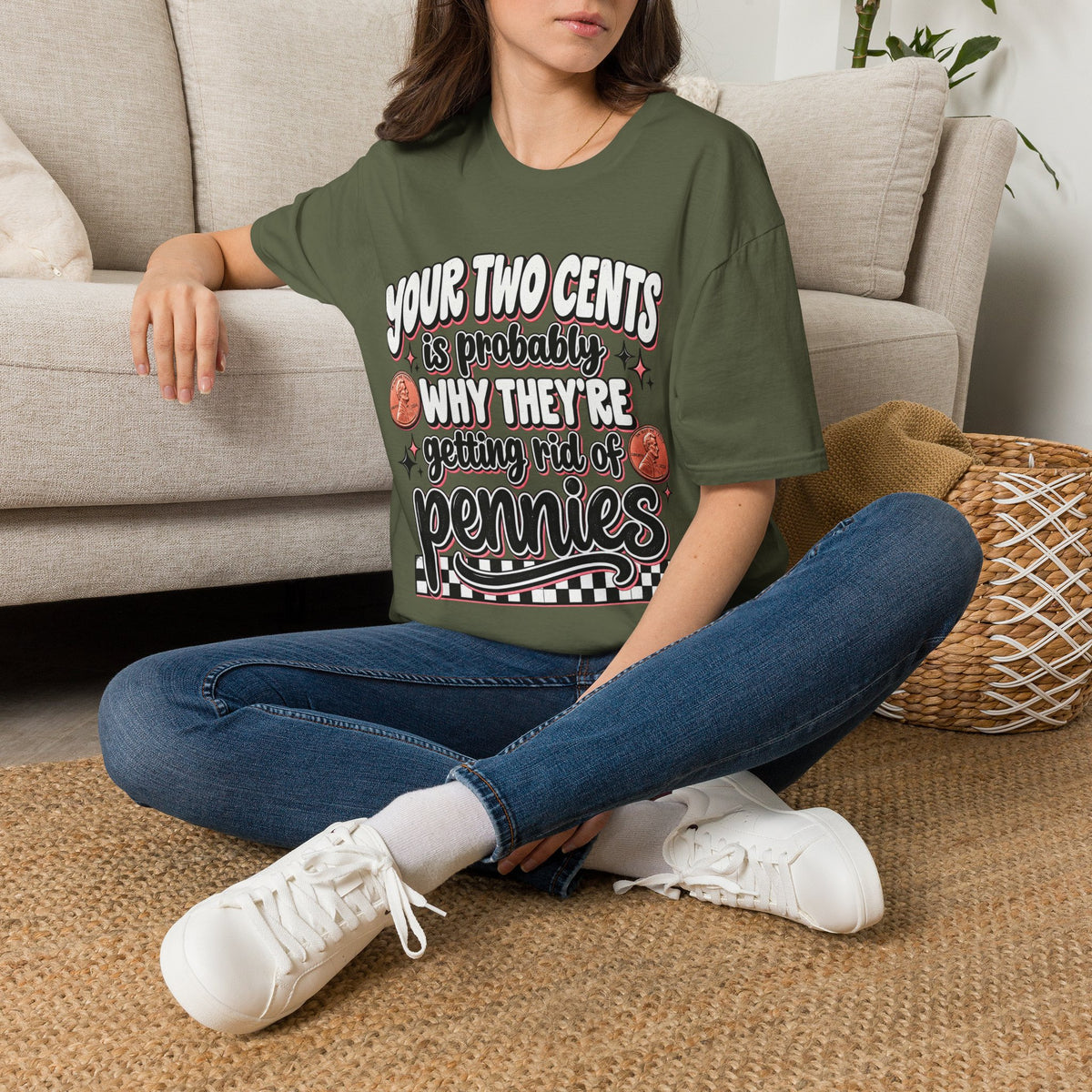 Two Cents Unisex Tee