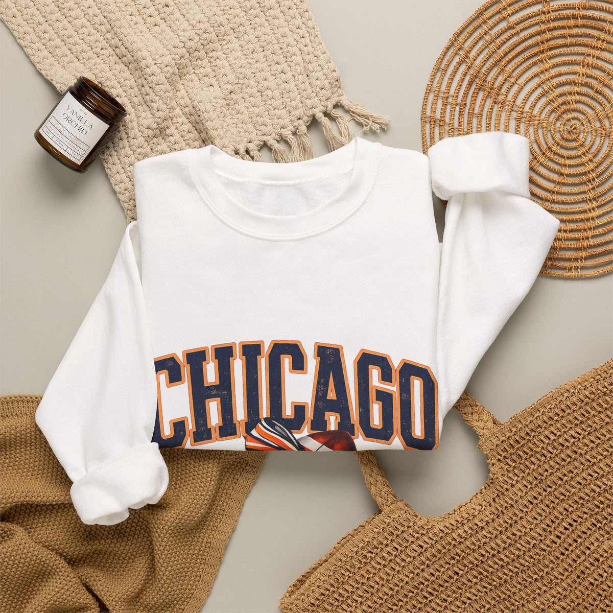 Chicago Football Crew Sweatshirt